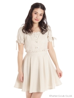 フリルギンガムワンピース/イエロー