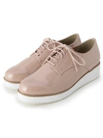 プラットフォームオックスフォードシューズ/ベージュ(052)