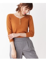 ヘンリーネックプルオーバー/キャメル(041)