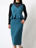 ペプラムキャミワンピース/GRN