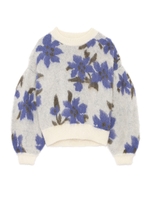 モヘアジャガードニット/FLOWER