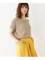 ラメリリヤーンドルマンプルオーバー/ライトベージュ(051)