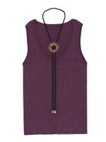 ループタイ付きニットトップス/PPL