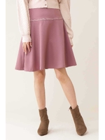 レースブロッキングスカート/ピンク(090)