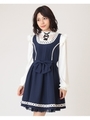 レースリボンジャンスカ/ネイビー