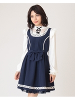 レースリボンジャンスカ/ネイビー