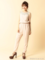 ヴィンテージレースコンビネゾン/ベージュ