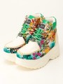 厚底ハイカットスニーカー/WHITE COMBI
