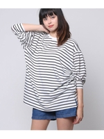 袖ボリュームカットOP/ホワイト/ブラック(058)