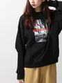 WEGO/フォトロゴプリントプルオーバー