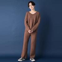 【20%OFF】Vネックニット