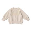 【20%OFF】レースヨーク裏毛トレーナー