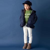 【20%OFF】裾フリルダウン入りロングジャケット