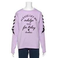 【26%OFF】レースアップロゴTシャツ