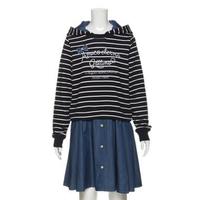 【30%OFF】カジュアルドッキングワンピース