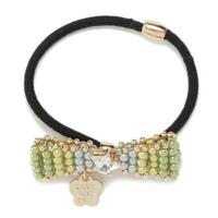 【30%OFF】ビーズリボンヘアゴム