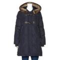 【30%OFF】フェイクファーつきダッフル風ダウンコート