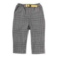 【30%OFF】ベルトつきチェック柄パンツ