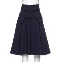 【30%OFF】リボンコルセットつきフレアスカート