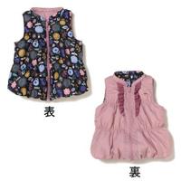 【50%OFF】にぎやかモチーフリバーシブルベスト
