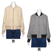 【50%OFF】リバーシブルブルゾン