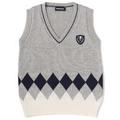 アーガイル柄ニットベスト