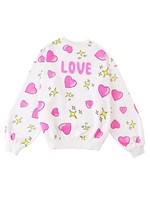 PUNYUS/感情総柄スウェット