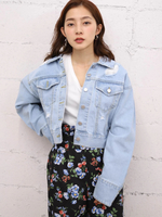 [GIORDANO]ダメージデニムジャケット