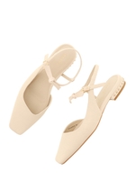 2WAYアシメストラップパンプス/WHITE