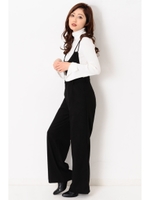 2ＷＡＹワイドサロペット/BLACK