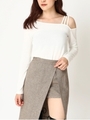 3SショルダーTOP/WHITE