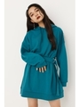BELT HOODIE OP/D/BLU3