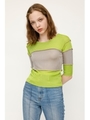 BRIGHT RAYON HG CROP TOPS/M/GRN7