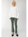 FLARE RIB パンツ/GRN