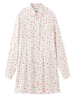 FLORAL WESTERN DRESS/ホワイト
