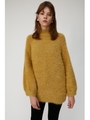 FLUFFY VOLUME KNIT チュニック/YEL