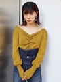 FRONT GATHER 2WAY KNIT/MST