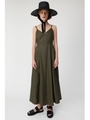 FRONT WRAP CAMI ドレス/KHA