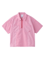 GINGHAM PLAID SHIRT/レッド