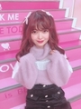 HB dot yuru knit/ラベンダー