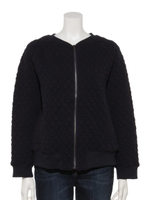 HONEY　CHURCHブルゾンストレッチキルト幾/紺