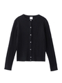 KNIT CARDIGAN/ブラック