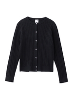 KNIT CARDIGAN/ブラック