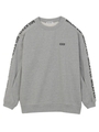 LOGO LINE SLEEVE BIG TOP/グレー