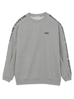 LOGO LINE SLEEVE BIG TOP/グレー