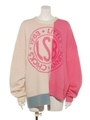 LSB logo big knit/WHITE