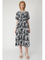 OFF SHOULDER FLOWER ドレス/柄WHT5