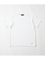 OVER LOCK T-SHIRT/WHT