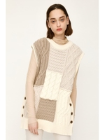 OVER SIDE CABLE ベスト/マルチ(混色)