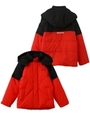 OVERSIZED PUFFER JACKET/レッド
